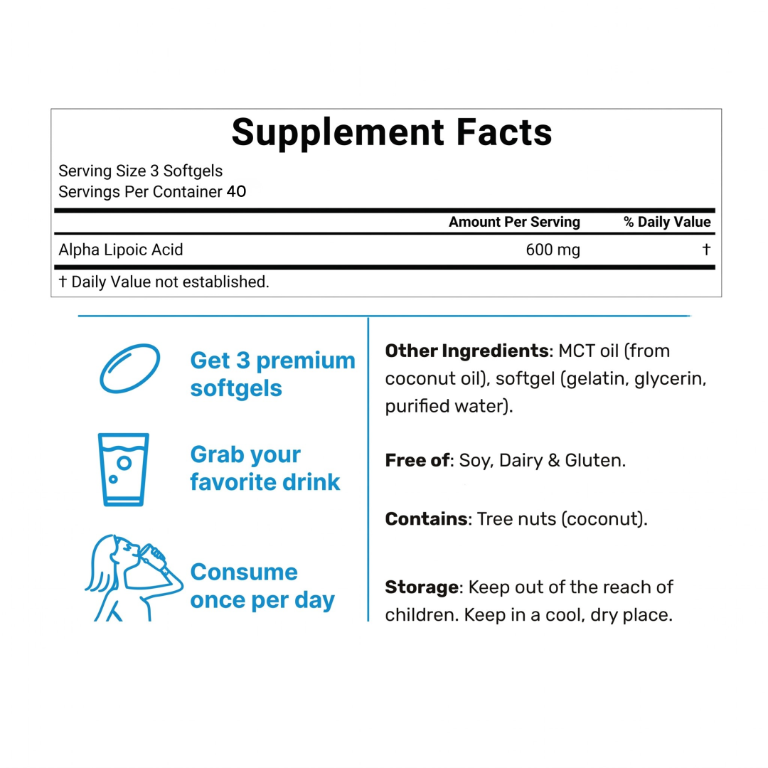 NIEV R-Alpha Lipoic Acid